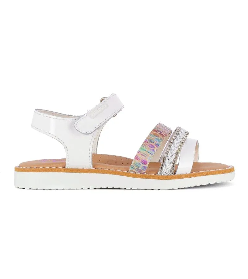 Pablosky Girls Dressy Sandal White - 408409