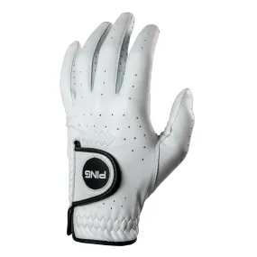 Ping Tour Leather Golf Glove MLH - White