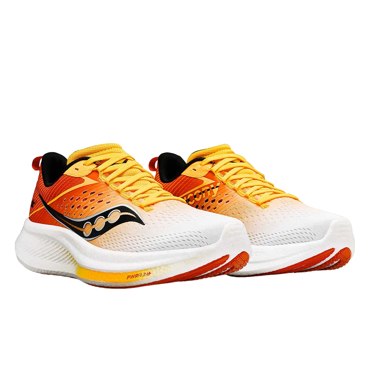 Saucony men's running shoe Ride 17 S20924-138 white yellow gold orange