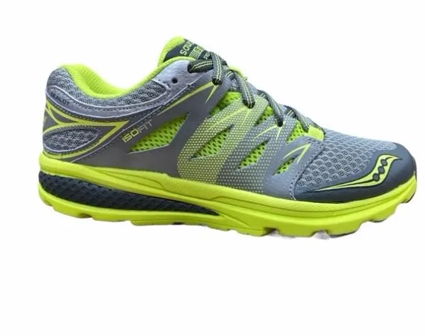 Saucony Zealot 2 boys' running shoe SY55518 gray green