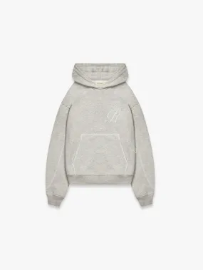 STITCHED ‘R’ HOODIE - MELANGE