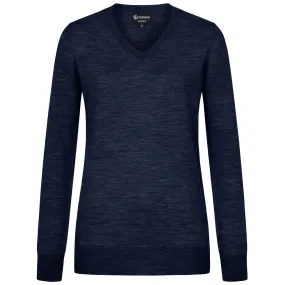 Wool Pullover Light V Neck Women